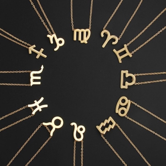 New SAGITTARIUS Gold Charm Zodiac Necklace - Picture 8 of 14